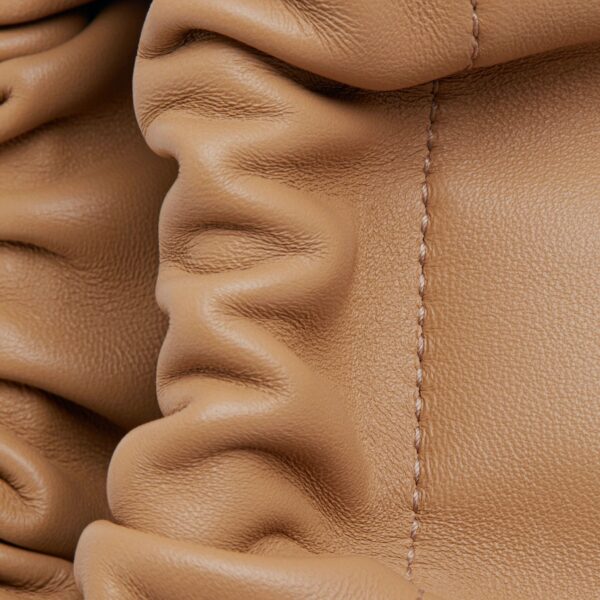 Strathberry Charlotte Drawstring in Caramel, view 4