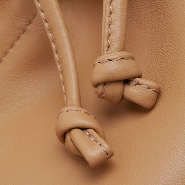 Strathberry Charlotte Drawstring in Caramel, view 5