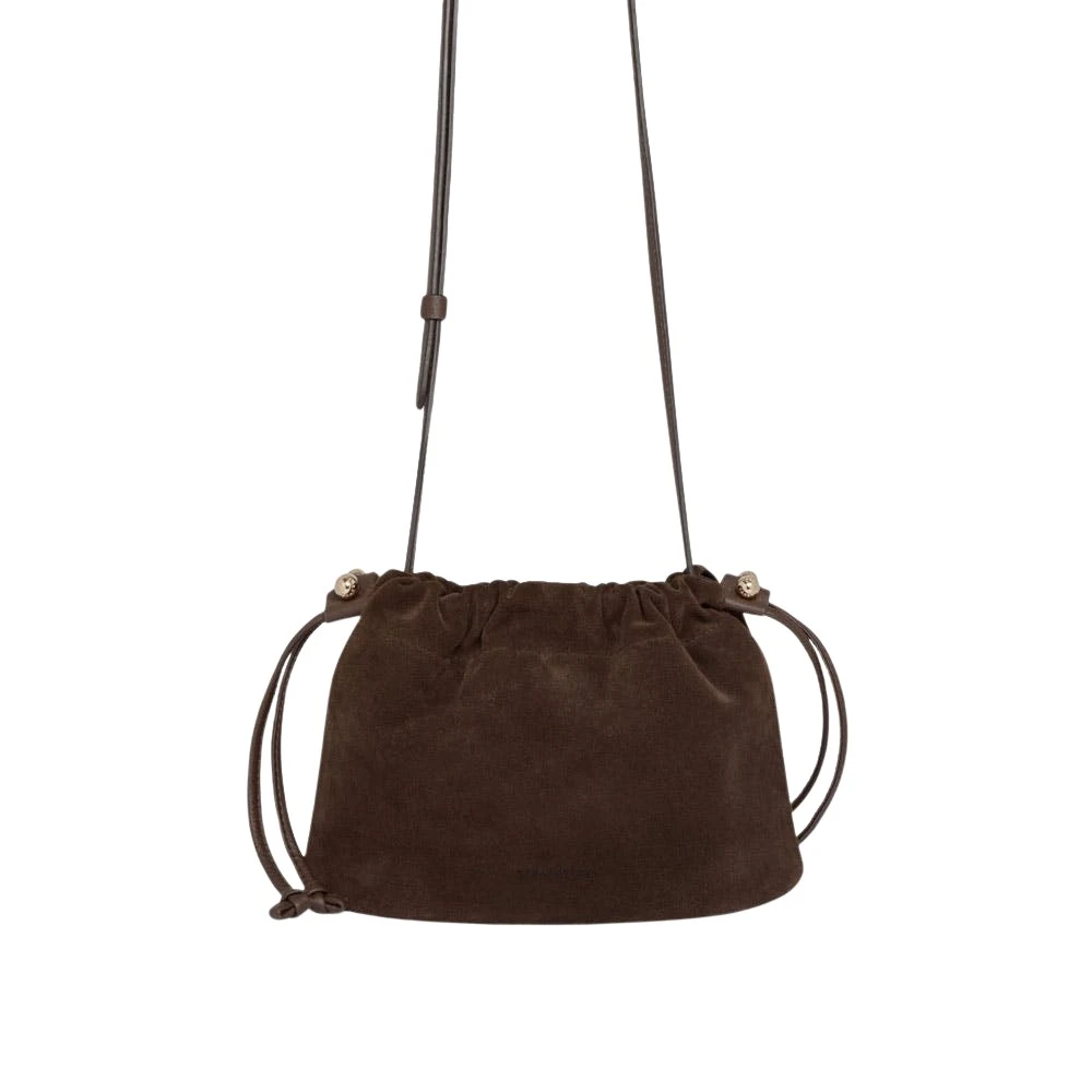 Brown-Charlotte-Drawstring-in-Chocolate-Suede20189_nobg Strathberry Charlotte Drawstring in Chocolate Suede