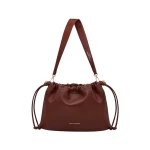 Strathberry Charlotte Midi Drawstring in Walnut