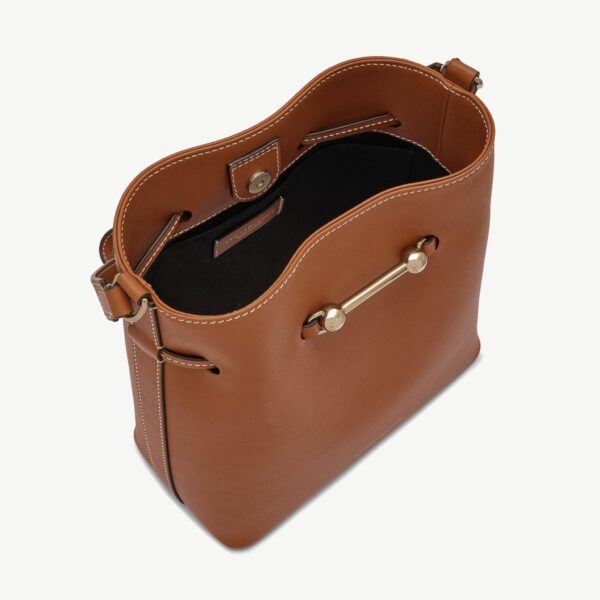 Strathberry Corda Bucket in Chestnut, view 6
