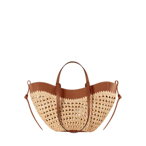 Polene Cyme Mini in Brown Bag