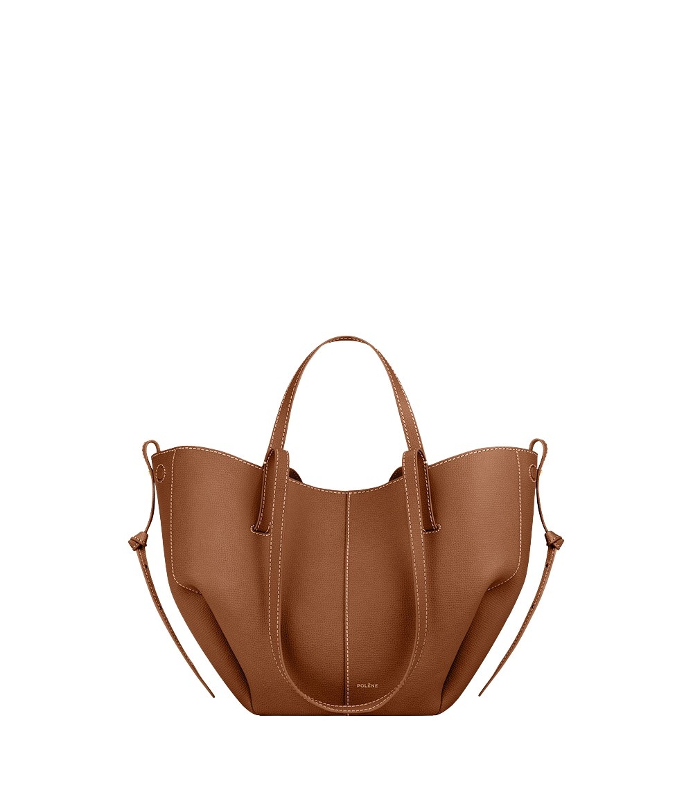 Polène Cyme Mini in Camel Cyme Mini in Camel - Mini Bags - Parisian Luxury Leather Bag at Luxury Shoes 