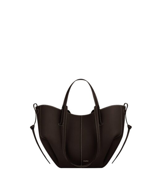 Polène Cyme Mini in Ebony Cyme Mini in Ebony - Mini Bags - Parisian Luxury Leather Bag at Luxury Shoes 