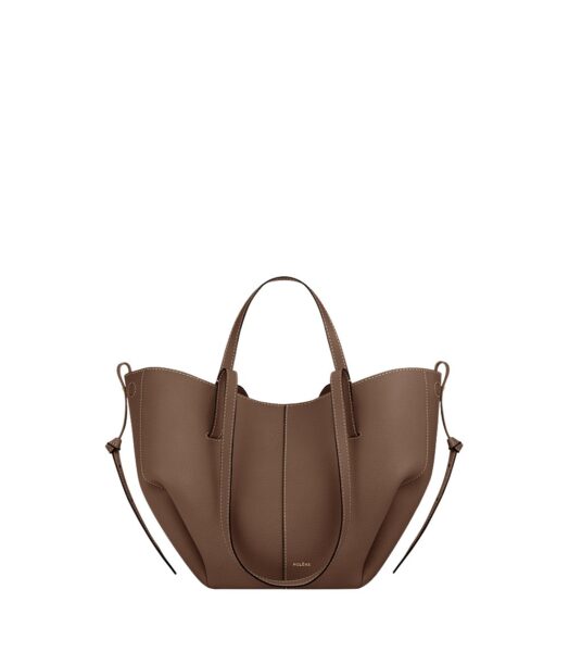 Polène Cyme Mini in Root Cyme Mini in Root - Mini Bags - Parisian Luxury Leather Bag at Luxury Shoes 