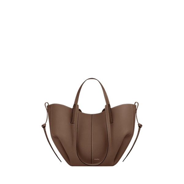 Polène Cyme Mini in Root Cyme Mini in Root - Mini Bags - Parisian Luxury Leather Bag at Luxury Shoes 