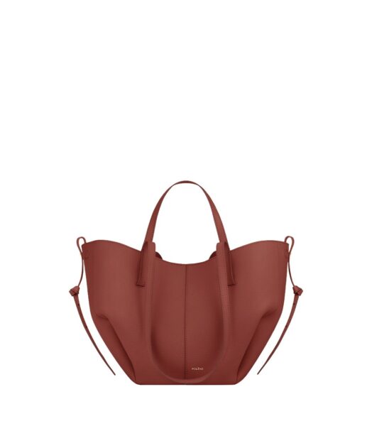 Polène Cyme Mini in Terracotta Cyme Mini in Terracotta - Mini Bags - Parisian Luxury Leather Bag at Luxury Shoes 