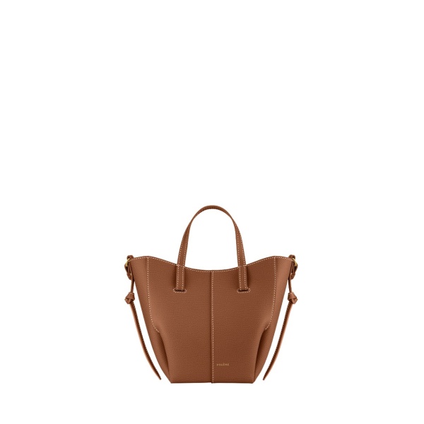 Polène Cyme Tote Nano in Camel Cyme Tote Nano in Camel - Mini Bags - Parisian Luxury Leather Bag at Luxury Shoes 