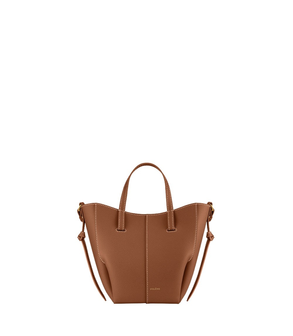 Polène Cyme Tote Nano in Camel Cyme Tote Nano in Camel - Mini Bags - Parisian Luxury Leather Bag at Luxury Shoes 