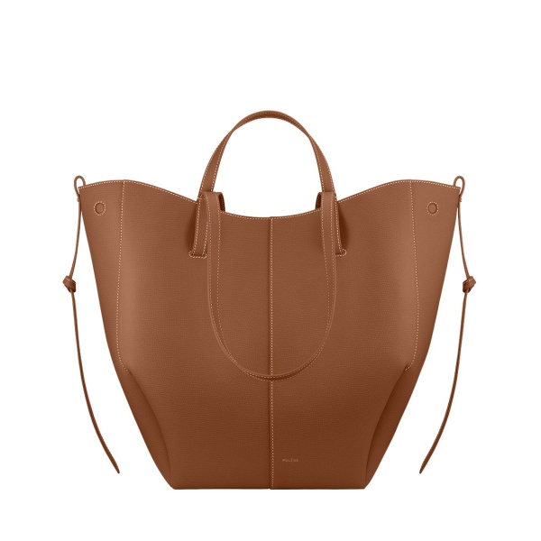Polène Cyme Tote in Camel Cyme Tote in Camel - Totes & Top-Handle Bags - Parisian Luxury Leather Bag at Luxury Shoes 
