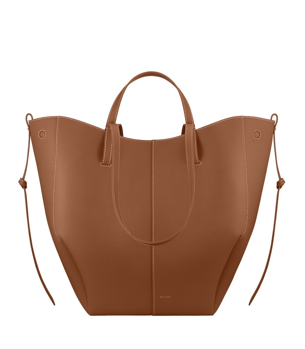 Polène Cyme Tote in Camel Cyme Tote in Camel - Totes & Top-Handle Bags - Parisian Luxury Leather Bag at Luxury Shoes 