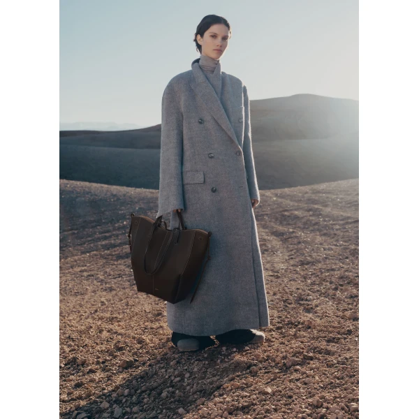 Polene Cyme Tote in Ebony Bag, view 2