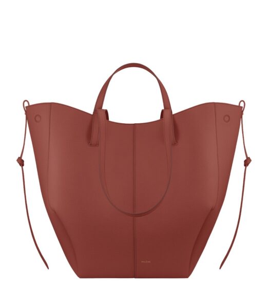 Polène Cyme Tote in Terracotta Cyme Tote in Terracotta - Totes & Top-Handle Bags - Parisian Luxury Leather Bag at Luxury Shoes 