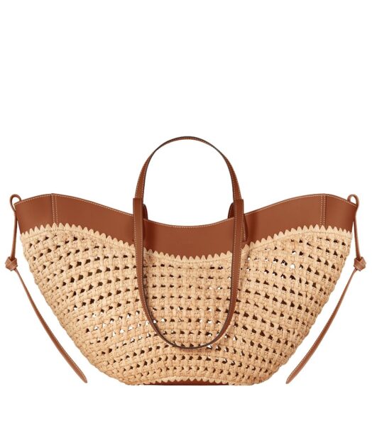 Polène Cyme in Brown Cyme in Brown - Totes & Top-Handle Bags - Parisian Luxury Leather Bag at Luxury Shoes 