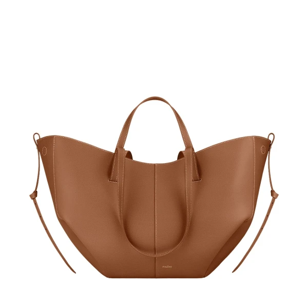 Polene Cyme in Camel Bag