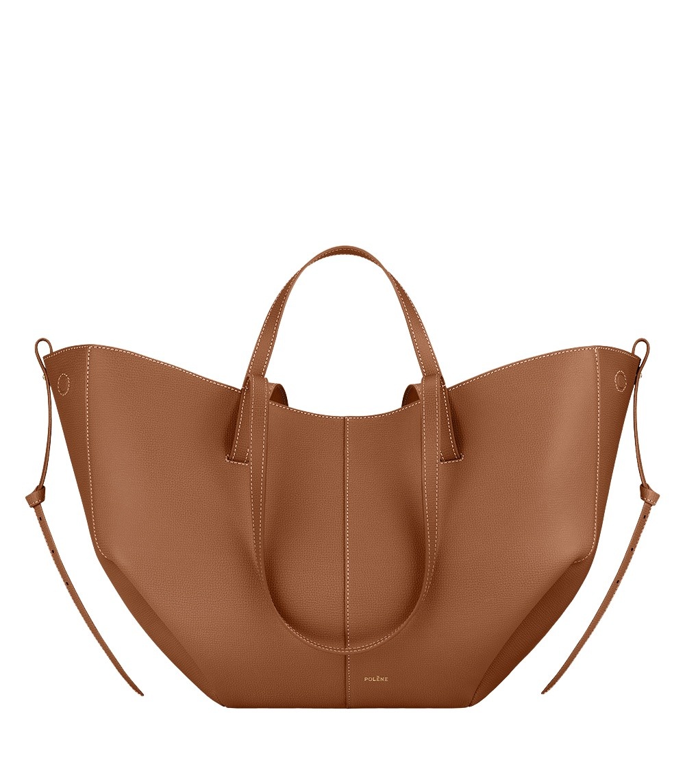 Polène Cyme in Camel Cyme in Camel - Totes & Top-Handle Bags - Parisian Luxury Leather Bag at Luxury Shoes 