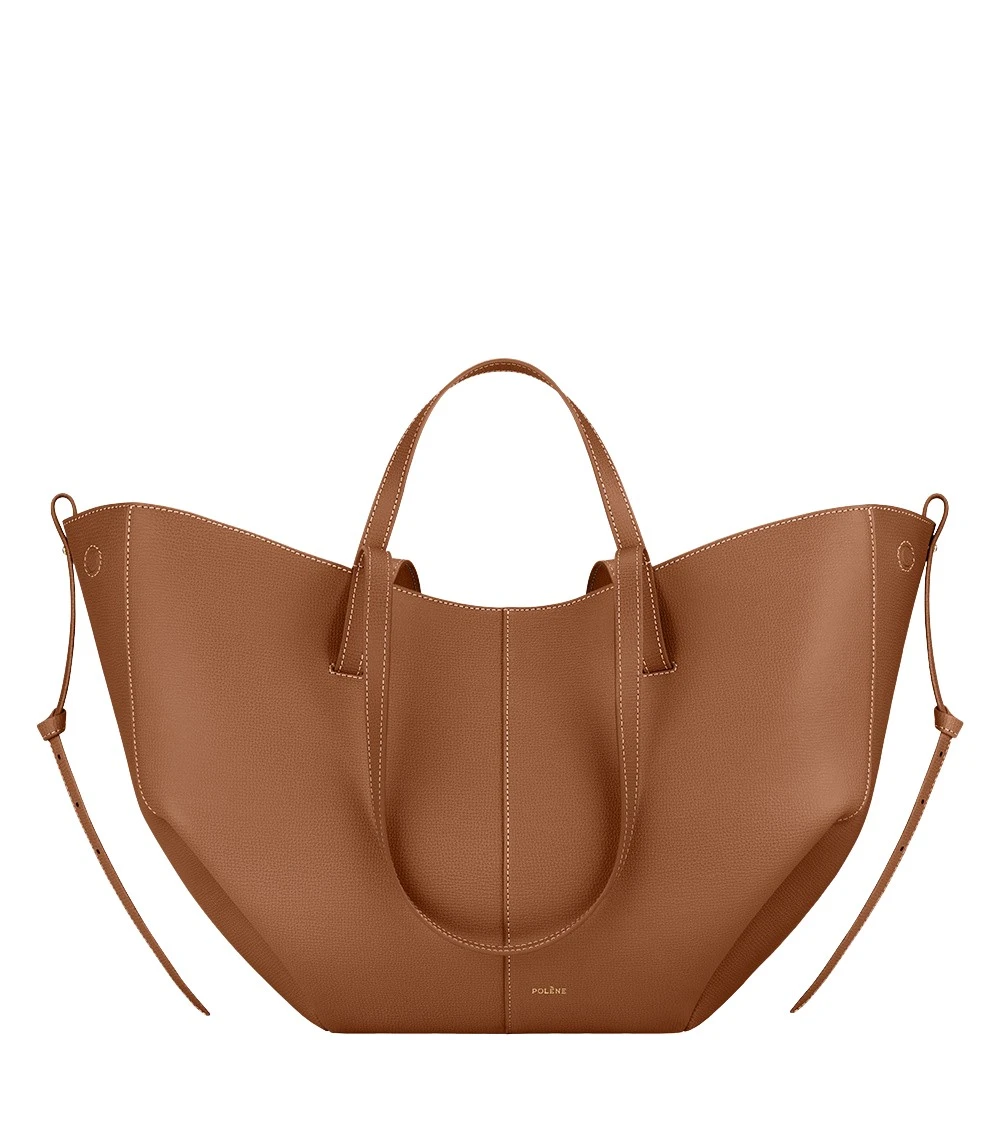 Brown-Cyme-in-Camel-collection-coveti68933_nobg Polene Cyme in Camel Bag