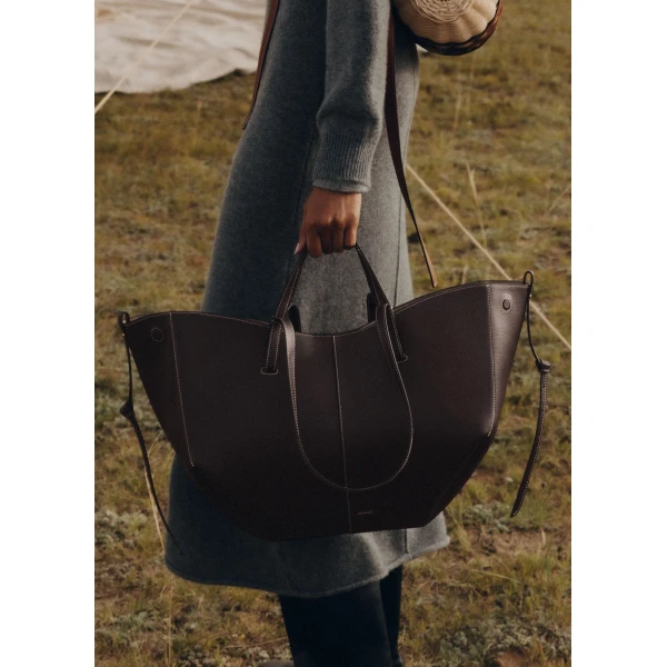 Polene Cyme in Ebony Bag, view 2
