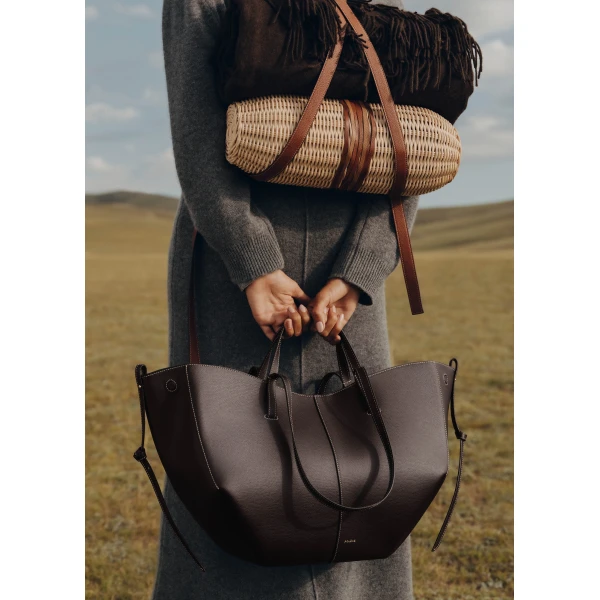 Polene Cyme in Ebony Bag, view 3