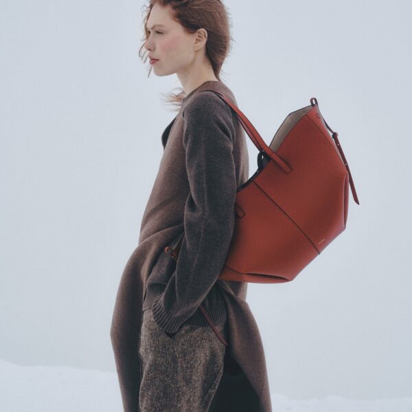 Polene Cyme in Red Clay Bag, view 2