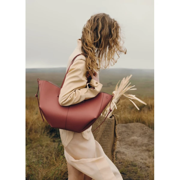 Polene Cyme in Terracotta Bag, view 3