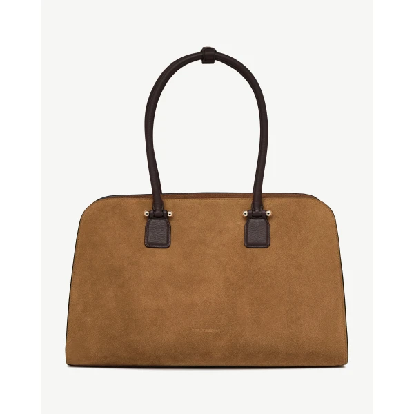 Strathberry Georgia Maxi in Toffee and Espresso, view 2