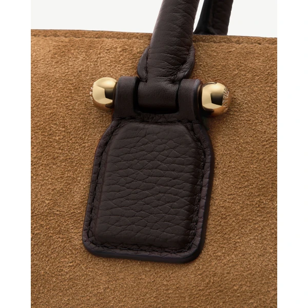 Strathberry Georgia Maxi in Toffee and Espresso, view 5