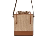 Brown-Ionic-Basket-in-Summer-Chestnut-and-Natural-Raffia23209_nobg Strathberry Ionic Basket in Summer Chestnut and Natural Raffia