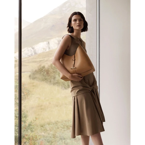 Strathberry Kite Hobo Maxi in Caramel, view 10