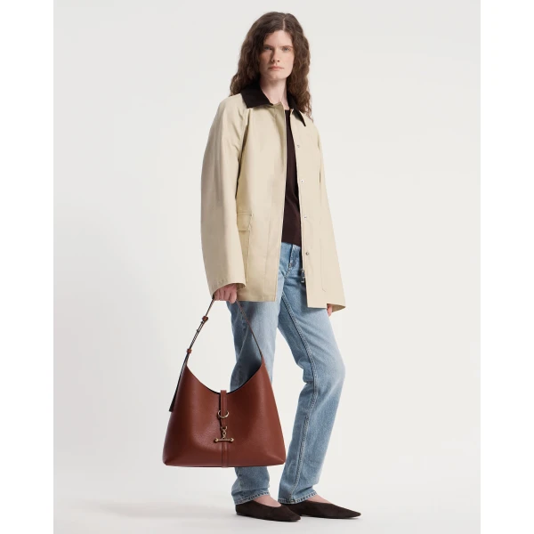 Strathberry Kite Hobo Maxi in Walnut, view 8