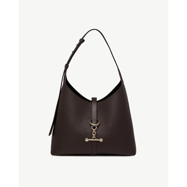 Strathberry Kite Hobo in Espresso, view 2