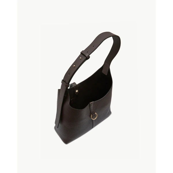 Strathberry Kite Hobo in Espresso, view 5