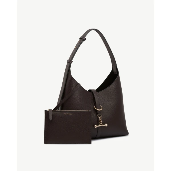 Strathberry Kite Hobo in Espresso, view 7