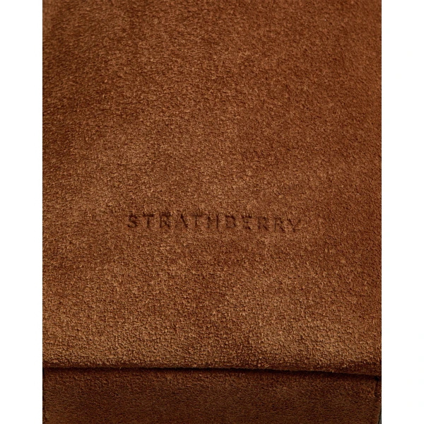 Strathberry Kite Hobo in Tan Suede, view 6