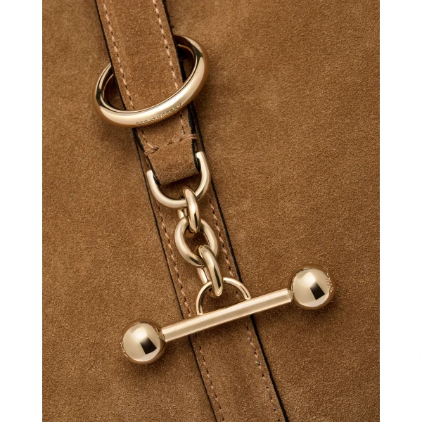 Strathberry Kite Hobo in Toffee and Espresso, view 6
