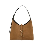 Strathberry Kite Hobo in Toffee and Espresso