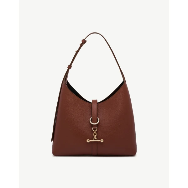 Strathberry Kite Hobo in Walnut, view 2