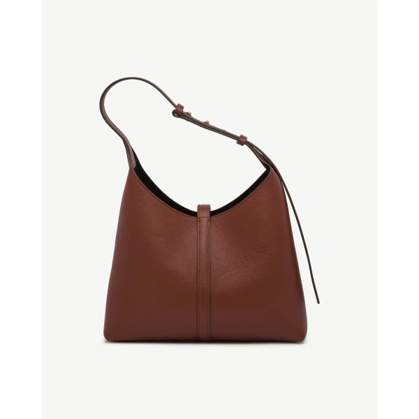 Strathberry Kite Hobo in Walnut, view 4
