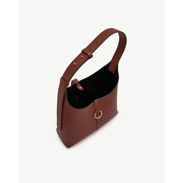 Strathberry Kite Hobo in Walnut, view 5