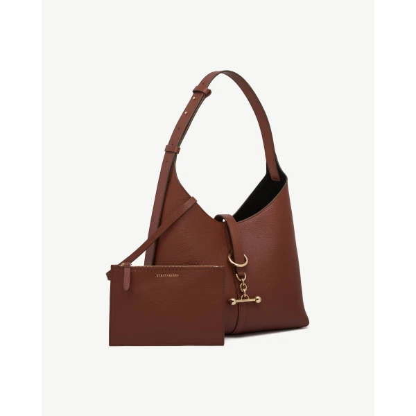 Strathberry Kite Hobo in Walnut, view 7