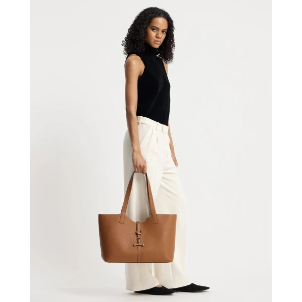 Strathberry Kite Tote in Tan, view 7