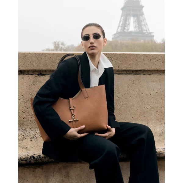 Strathberry Kite Tote in Tan, view 9