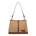 Strathberry Lana Hobo in Tan and Natural Raffia