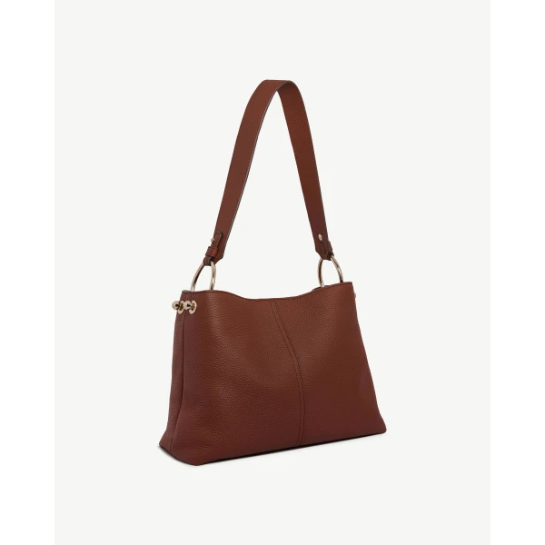 Strathberry Lana Hobo in Walnut, view 3