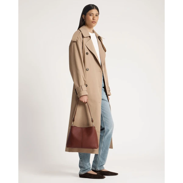 Strathberry Lana Hobo in Walnut, view 7