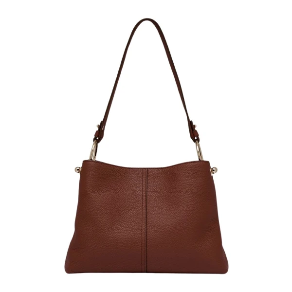 Lana Hobo in Walnut
