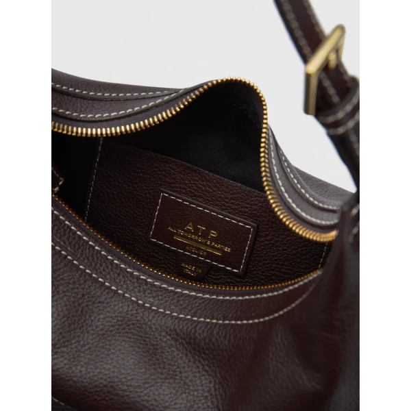 ATP Atelier Liveri in Walnut Hobo Bag, view 4