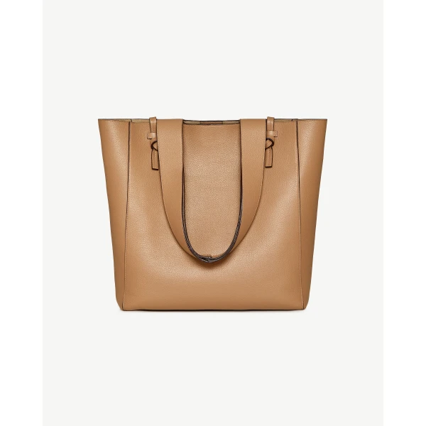 Strathberry Melody Tote in Caramel, view 3