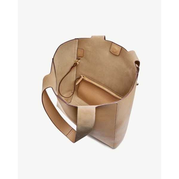 Strathberry Melody Tote in Caramel, view 4
