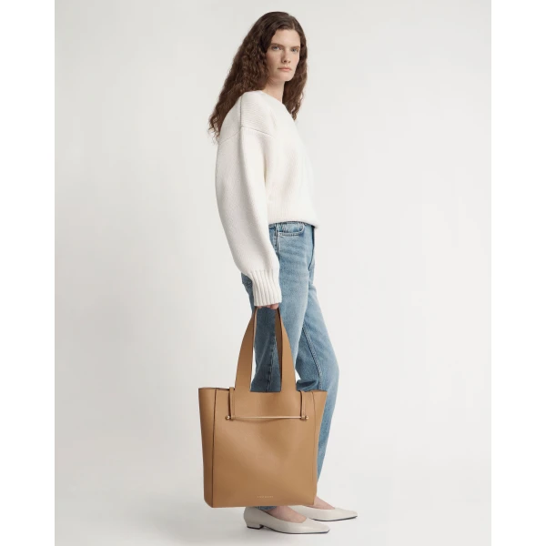 Strathberry Melody Tote in Caramel, view 6